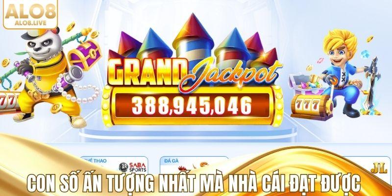 Những con số ấn tượng nhất mà nhà cái đạt được