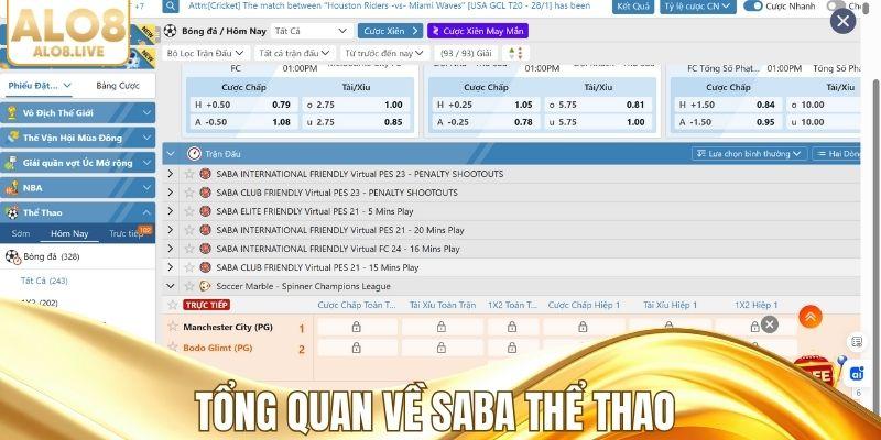 Tổng quan về Saba thể thao