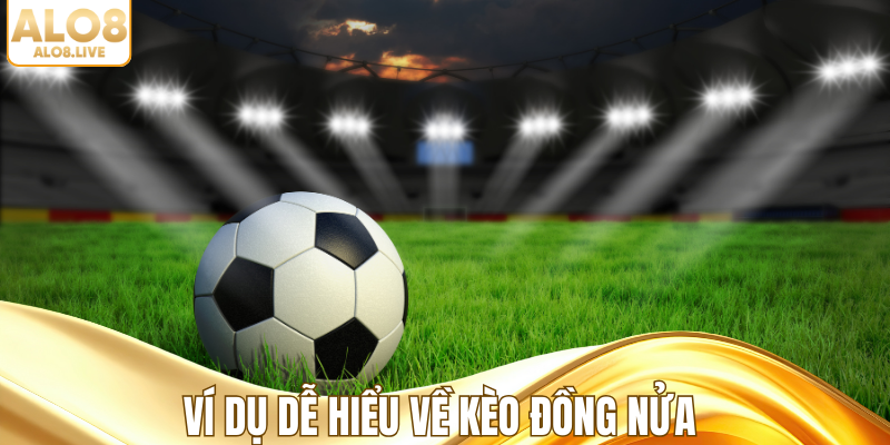 Ví dụ dễ hiểu về kèo đồng nửa